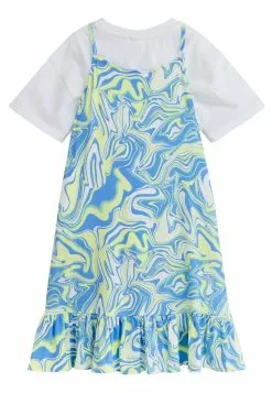 Next STRAPPY SET STANDARD - Freizeitkleid - Blue Green Marble Print -Oberbekleidung Verkäufe 6921078fa1114cf785c9979a17ce8dd1