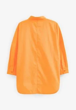 Next OVERSIZED - Hemdbluse - Orange -Oberbekleidung Verkäufe 69d5f6de49c4459faf6432a4ea9abaaa