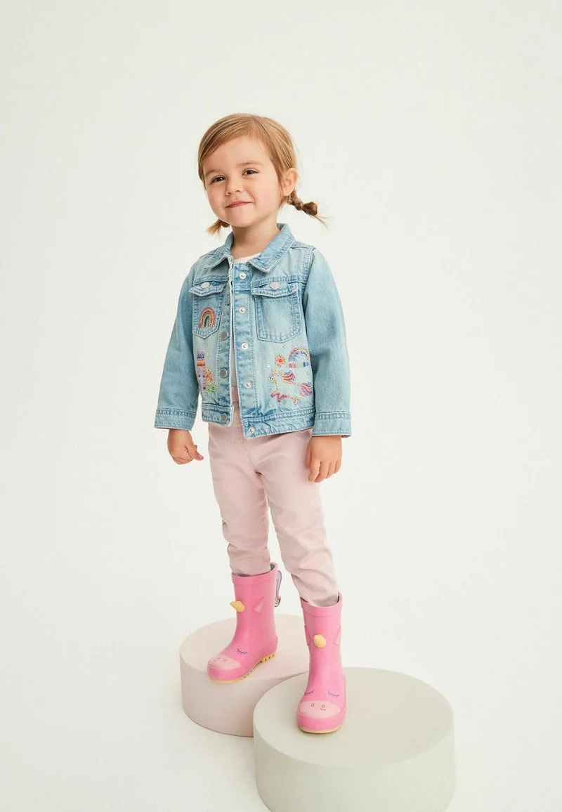 Next UNICORN EMBROIDERED STANDARD - Jeansjacke - Blue 5 Next UNICORN EMBROIDERED STANDARD - Jeansjacke - Blue – Bild 3