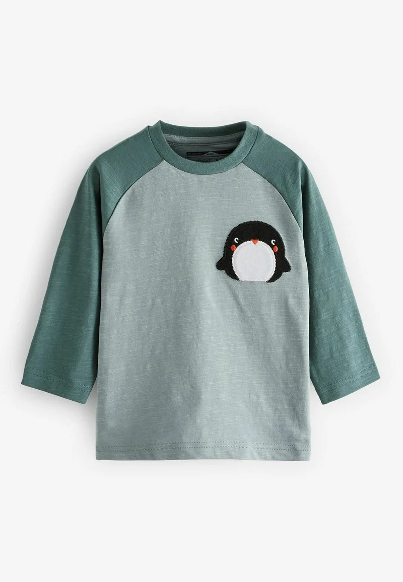 Next 3 PACK APPLIQUÉ TRANSPORT - Langarmshirt - Blue Grey Arctic Animals 4 Next 3 PACK APPLIQUÉ TRANSPORT - Langarmshirt - Blue Grey Arctic Animals – Bild 2