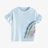 Next SEQUIN RAINBOW FRILL SLEEVE STANDARD - T-Shirt Print - Blue -Oberbekleidung Verkäufe 6cccfb86ecb946f5a3405d96a2530e32