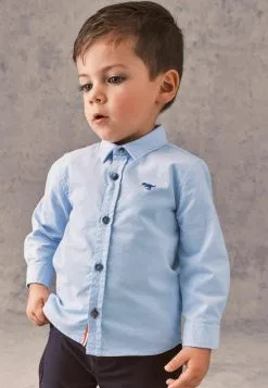 Next LONG SLEEVE TRIMMED OXFORD - Hemd - Blue