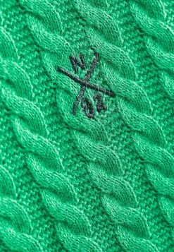 Next CABLE KNIT CREW STANDARD - Strickpullover - Green -Oberbekleidung Verkäufe 70ea269018324692b88ad0e9e3a0eec7
