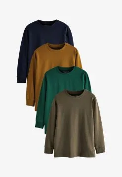 Next 4 PACK LONG SLEEVE - Langarmshirt - Blue -Oberbekleidung Verkäufe 71aa233ab83f402caefa44a18c9f181f