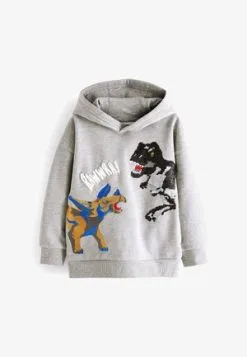 Next DINOSAUR - Kapuzenpullover - Black -Oberbekleidung Verkäufe 72fc0adb383246ffb54a33ade9d67e8a