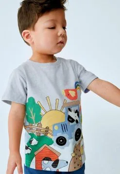 Next SHORT SLEEVE APPLIQUE STANDARD - T-Shirt Print - Blue Farm 9 Next SHORT SLEEVE APPLIQUE STANDARD - T-Shirt Print - Blue Farm -Oberbekleidung Verkäufe 73abf103e1a04236aee97419ccfbcddb