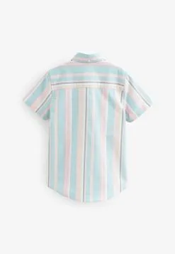 Next VERTICAL STRIPE SHORT SLEEVE STANDARD - Hemd - Blue Pastel -Oberbekleidung Verkäufe 75388b7629184918a7fde7d12855c52c