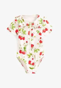 Next COLLARED SHORT SLEEVE - Badeanzug - Pink Ditsy -Oberbekleidung Verkäufe 75f52abe064342789674d7da8890b443