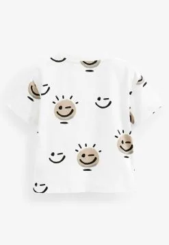 Next SHORT SLEEVE ALL OVER PRINT - T-Shirt Print - White Smiley -Oberbekleidung Verkäufe 760444765b514bf2b8e48794078fa5c3