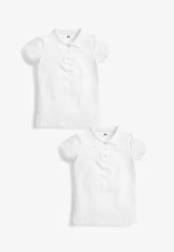 Next 2 PACK SHORT SLEEVE - Poloshirt - White -Oberbekleidung Verkäufe 7636f883e5d14b45bdbfa57a29059beb 1