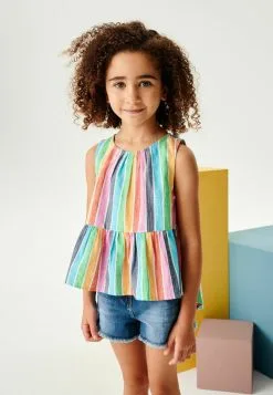 Next PEPLUM STANDARD - Bluse - Rainbow Stripe -Oberbekleidung Verkäufe 78f0d744697b4de587538094bdb4c444 1