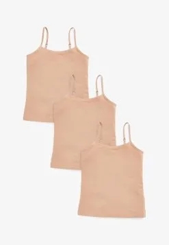 Next 3 PACK ELASTIC STRAPPY CAMI VESTS - Top - Black -Oberbekleidung Verkäufe 7f6814cdde0f4e36b4dfbd2765a7dac6