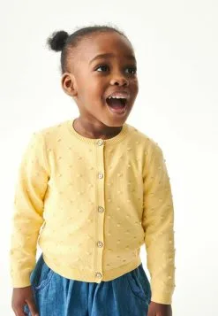 Next BOBBLE STANDARD - Strickjacke - Yellow -Oberbekleidung Verkäufe 812110a8cfa440c9bf267523a8301443 1