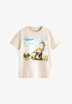 Next SHORT SLEEVE GRAPHIC - T-Shirt Print - Natural