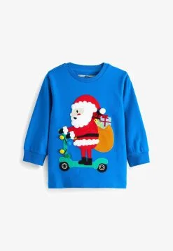 Next LONG SLEEVE CHRISTMAS STANDARD - Langarmshirt - Blue -Oberbekleidung Verkäufe 83143b384ac4426c9187e84a20f359ab 1