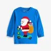 Next LONG SLEEVE CHRISTMAS STANDARD - Langarmshirt - Blue
