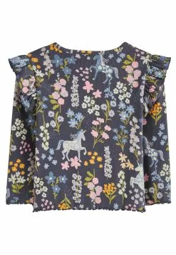 Next LONG SLEEVE FRILL - Langarmshirt - Blue -Oberbekleidung Verkäufe 835c694bcb634684a153c91682500c32