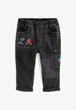 Next UTILITY - Jeans Tapered Fit - Black La Badge -Oberbekleidung Verkäufe 83e7a2c4e23047f2a1e59c0d969501bb