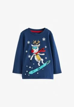 Next LONG SLEEVE CHRISTMAS STANDARD - Langarmshirt - Red -Oberbekleidung Verkäufe 848f128b8ed245729a4b4cafc0d89ed5