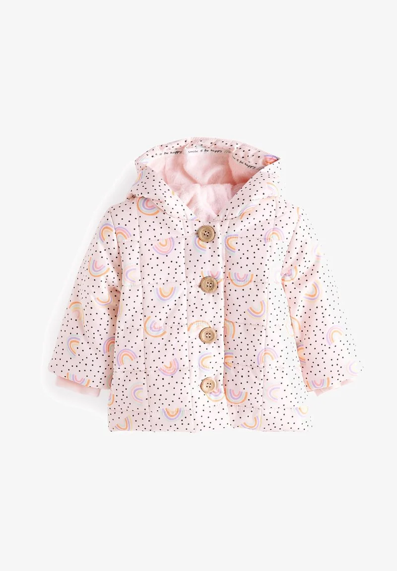 Next HOODED - Wintermantel - Pink Rainbow 3 Next HOODED - Wintermantel - Pink Rainbow