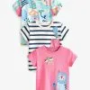 Next SHORT SLEEVE 3 PACK - T-Shirt Print - Pink -Oberbekleidung Verkäufe 87abffff17bd4813b583cd8a32f2766e