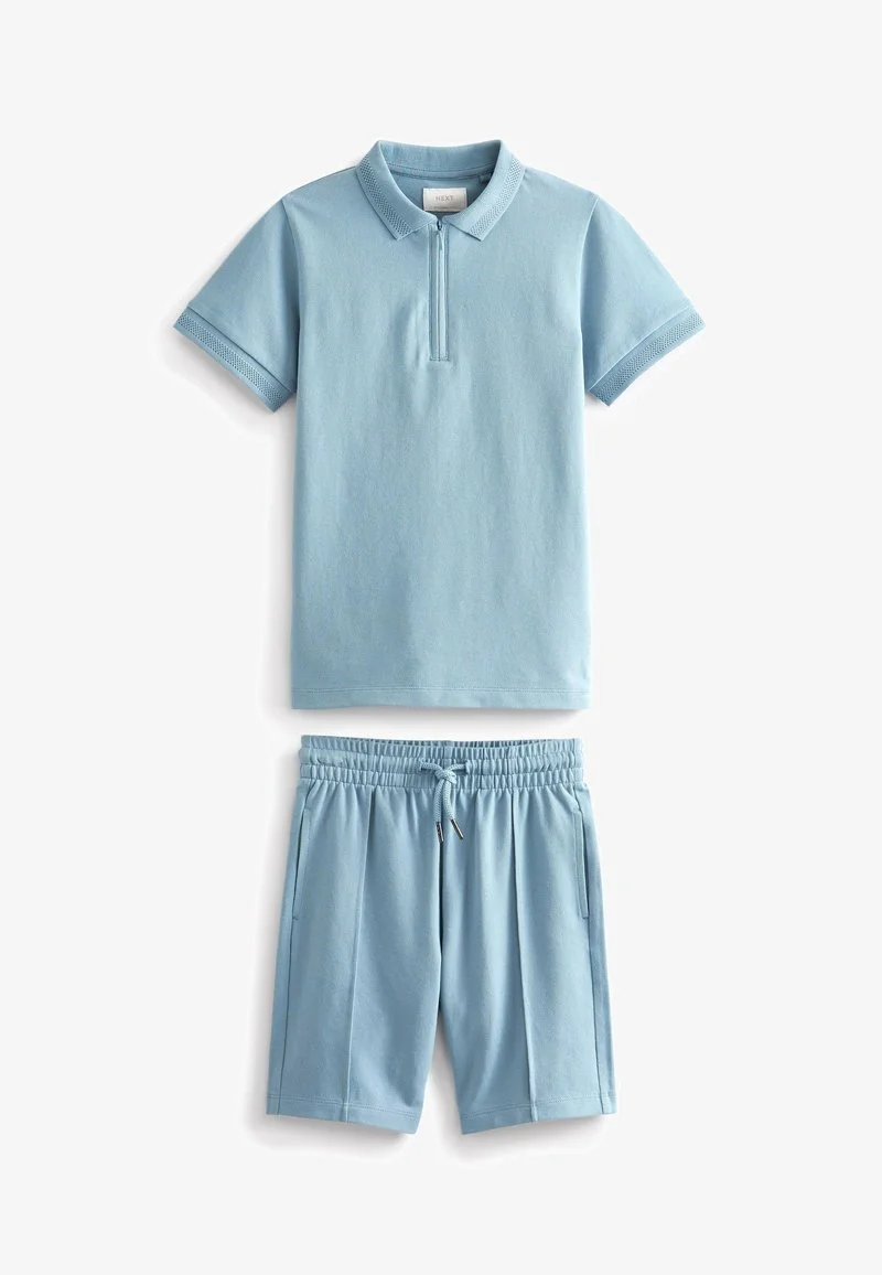 Next ZIP NECK SHORT SLEEVE SET - Shorts - Dusty Pink 7 Next ZIP NECK SHORT SLEEVE SET - Shorts - Dusty Pink – Bild 5