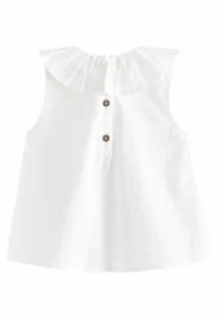 Next FRILL COLLAR STANDARD - Bluse - White -Oberbekleidung Verkäufe 8b7a7cc4dadd462ca0abfc163d5ba5c3
