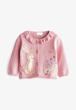 Next BUNNY FRILL - Strickjacke - Pink -Oberbekleidung Verkäufe 8f842643760c417cbaabd2c75f4a051e