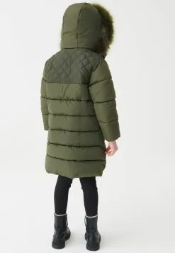 Next LONG - Wintermantel - Khaki Green -Oberbekleidung Verkäufe 90f377820f2a41c7a33b0f8521f21160