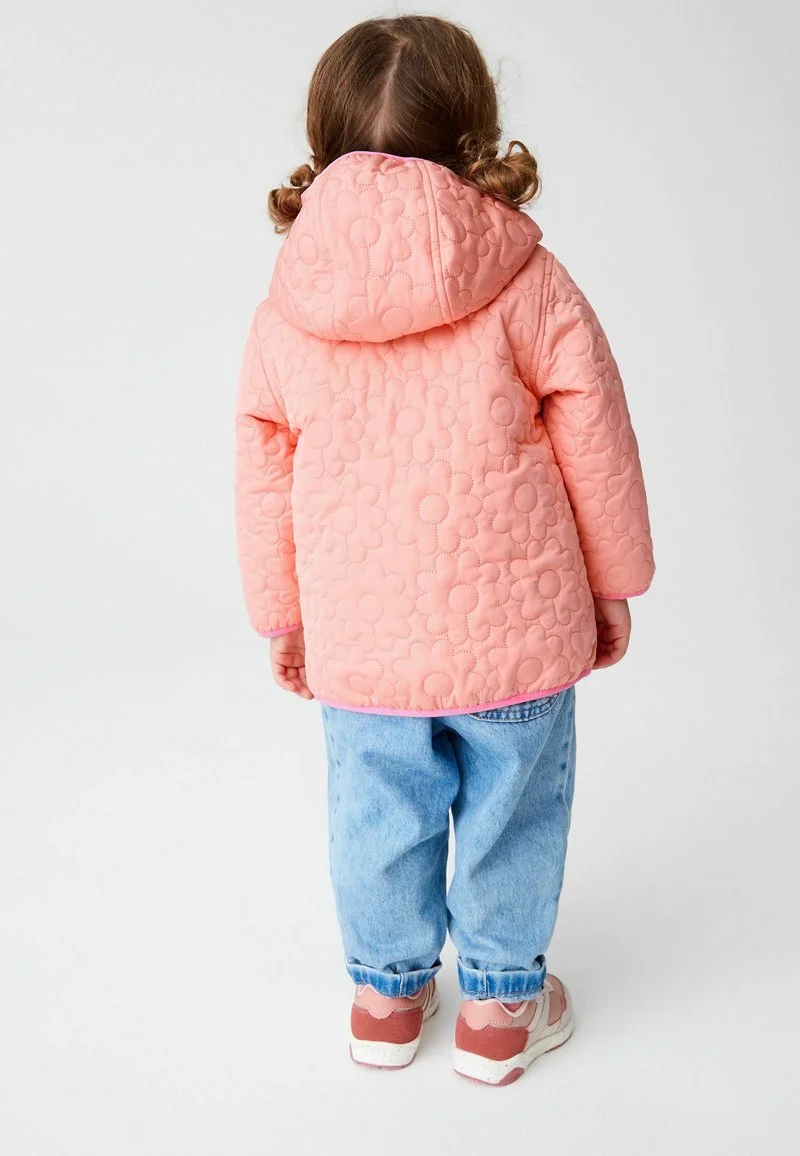 Next FLORAL QUILTED HOODED STANDARD - Wintermantel - Coral Pink 5 Next FLORAL QUILTED HOODED STANDARD - Wintermantel - Coral Pink – Bild 3