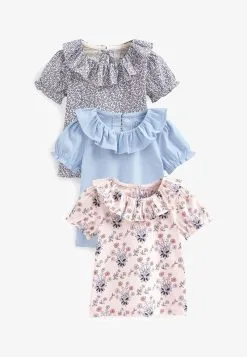 Next SHORT SLEEVE 3 PACK - T-Shirt Print - Orange -Oberbekleidung Verkäufe 9347d25655dd468c81638c55696297a8 1