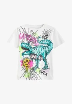 Next SHORT SLEEVE GRAPHIC - T-Shirt Print - White -Oberbekleidung Verkäufe 939dd7567cea44e2bf0e44f64b613043