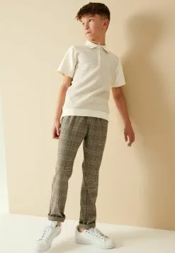 Next SHORT SLEEVE TEXTURED - Poloshirt - Cream