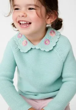 Next COLLAR STANDARD - Strickpullover - Green -Oberbekleidung Verkäufe 96be163de5e740a5b1ffbde69d530692