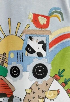 Next SHORT SLEEVE APPLIQUE STANDARD - T-Shirt Print - Blue Farm 12 Next SHORT SLEEVE APPLIQUE STANDARD - T-Shirt Print - Blue Farm -Oberbekleidung Verkäufe 96cce55d34634c56b5c794e7d965c068