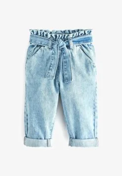 Next PULL ON TIE BELT - Jeans Relaxed Fit - Blue Denim -Oberbekleidung Verkäufe 96f0e30e9fd243d0bd2cabe965c13d9a