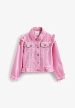 Next FRILLED STANDARD - Jeansjacke - Pink -Oberbekleidung Verkäufe 976a9a71005b41a1a0a7b1d0177e37eb 1
