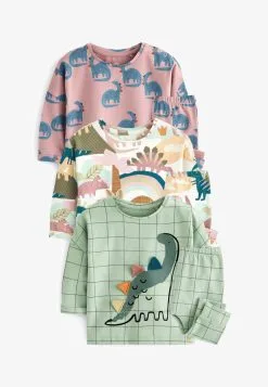 Next 6 PACK SET - Leggings - Hosen - Green Dinosaur -Oberbekleidung Verkäufe 97e3828e154342938afafd935493ee70