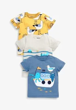 Next 3 PACK - T-Shirt Print - Mottled Dark Yellow -Oberbekleidung Verkäufe 983ec61258024d74aa37639fed81c024 1