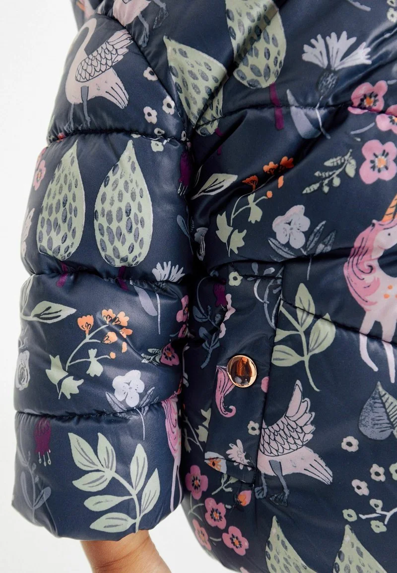 Next SHOWER RESISTANT - Winterjacke - Navy Blue Unicorn Printed 6 Next SHOWER RESISTANT - Winterjacke - Navy Blue Unicorn Printed – Bild 4