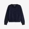 Next SCALLOPED EDGE SCHOOL - Strickjacke - Navy Blue -Oberbekleidung Verkäufe 9ad368f7c47f4313909b1023fc81f247