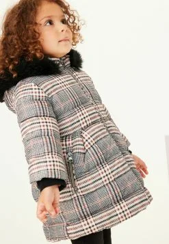 Next SHOWER RESISTANT PRINTED CHECK STANDARD - Wintermantel - Black