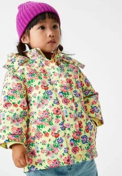 Next PRINTED STANDARD - Regenjacke / Wasserabweisende Jacke - Yellow Floral Printed