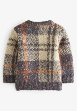 Next CHECK CREW STANDARD - Strickpullover - Blue -Oberbekleidung Verkäufe 9c046d865acd4002a7598f727d4f54ce