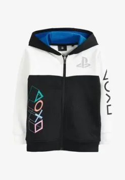 Next COLOURBLOCK ZIP THROUGH STANDARD - Sweatjacke - Black White -Oberbekleidung Verkäufe 9c43c9ca445f4dcb87ca13bc0682999d