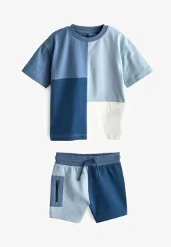 Next BLOCK AND SET - Shorts - Blue Pink Oversized -Oberbekleidung Verkäufe 9e333ae07901488abfce51f38b68b97e