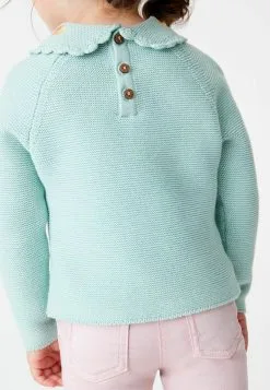 Next COLLAR STANDARD - Strickpullover - Green -Oberbekleidung Verkäufe 9f49185ee2df44b494397e8a6e013ba6