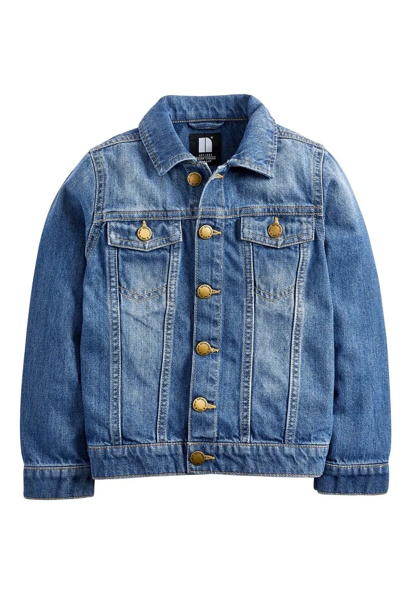 Next MID WASH WESTERN - Jeansjacke - Blue 3 Next MID WASH WESTERN - Jeansjacke - Blue
