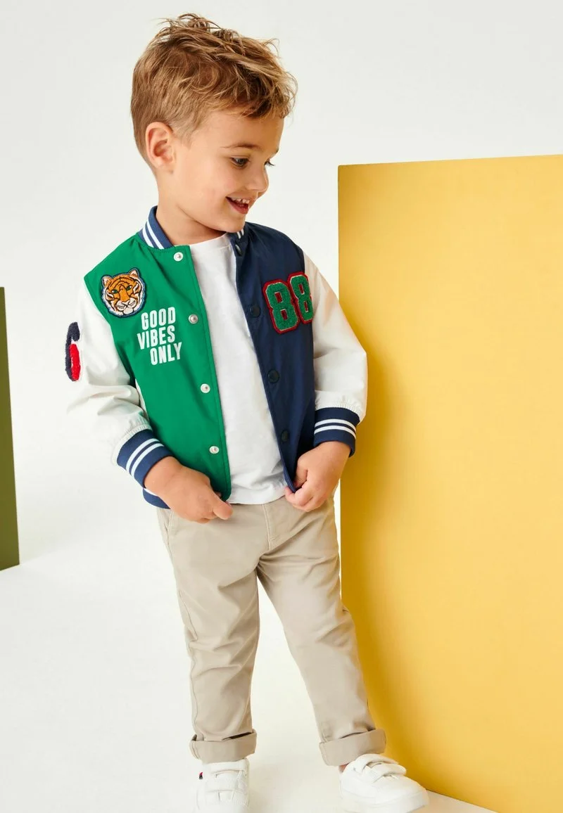 Next PATCHWORK BLOCK VARSITY STANDARD - Bomberjacke - Blue 3 Next PATCHWORK BLOCK VARSITY STANDARD - Bomberjacke - Blue