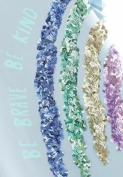 Next SEQUIN RAINBOW FRILL SLEEVE STANDARD - T-Shirt Print - Blue -Oberbekleidung Verkäufe a1b16ab073f64355ae8191526118f891